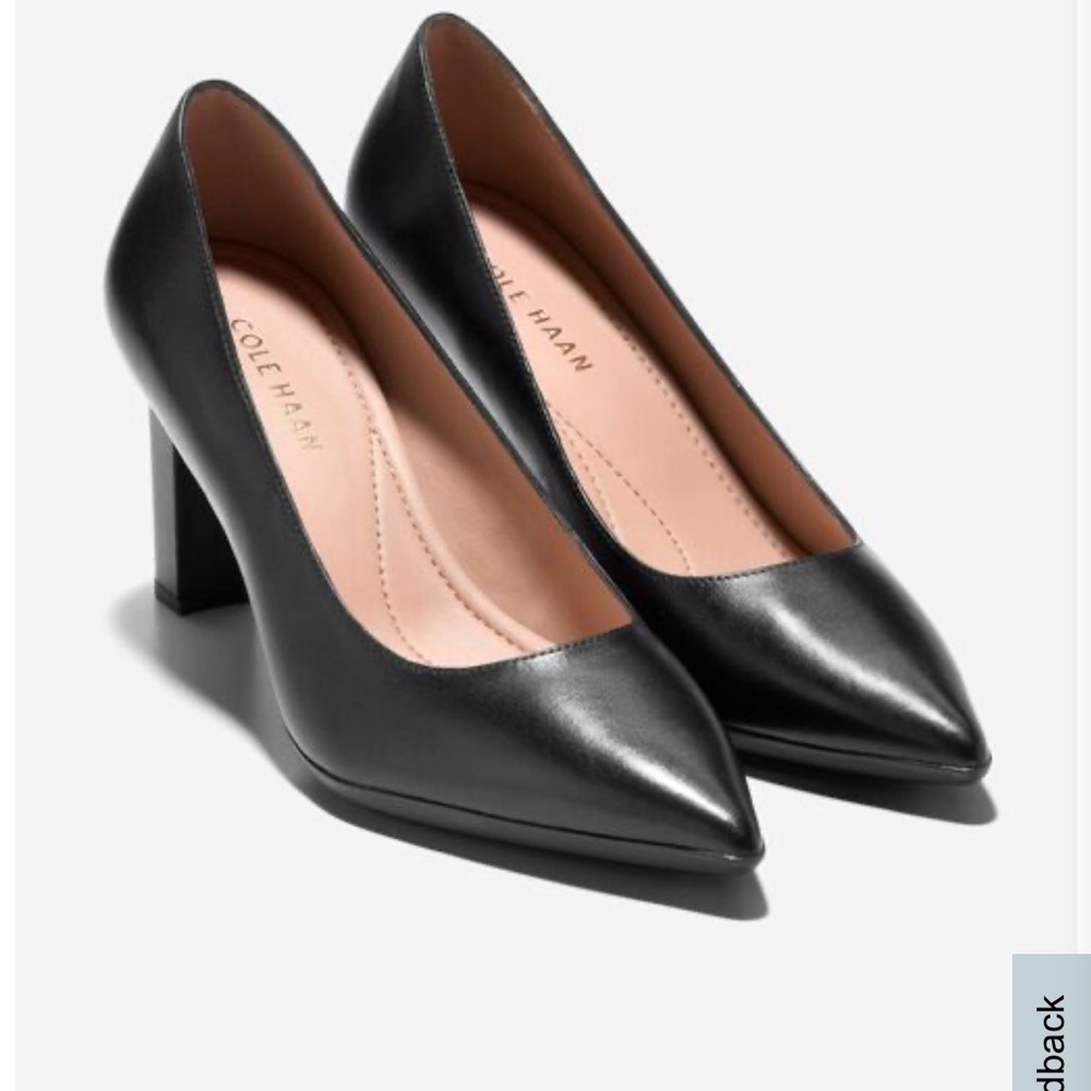 Cole Haan Black Leather Heels